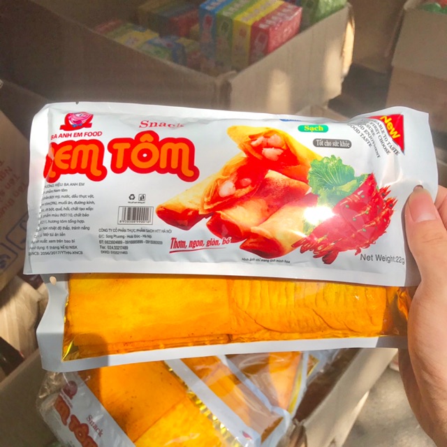 SET 10 GÓI NEM TÔM CHUA CAY VỊ TRẺ EM SIÊU HOT