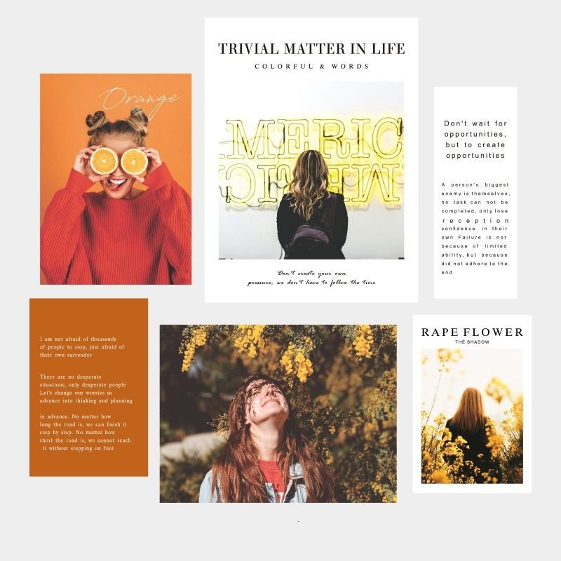 Postcard Trang Trí Home Decor Trang Trí Phòng Riêng Khoảnh Khắc Thanh Xuân