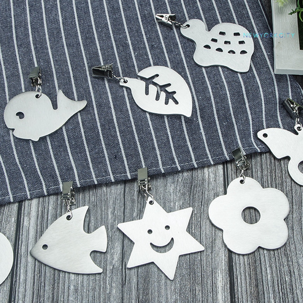 Kẹp Giữ Khăn Trải Bàn Bằng Thép Không Gỉ Dày Dặn Tiện Dụng Cho Cắm Trại