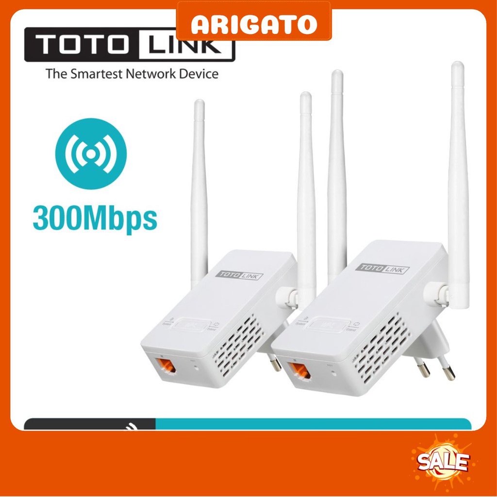 Bộ Kích Sóng Wifi cực mạnh chính hãng Totolink EX200 Mercusys 3 râu MW300RE Tốc Độ 300Mbps - Bảo Hành 2 Năm 1 Đổi 1