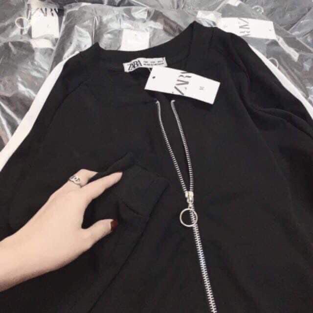 Aoa bomber phối sọc tay | BigBuy360 - bigbuy360.vn