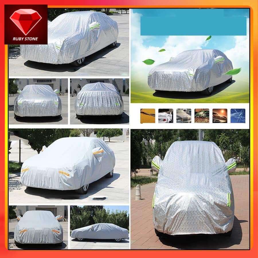 Bạt phủ ô tô,bạt trùm ô tô tráng nhôm cách nhiệt cao cấp chống nắng bụi,chống thấm,chống xước cho mọi dòng xe 2021