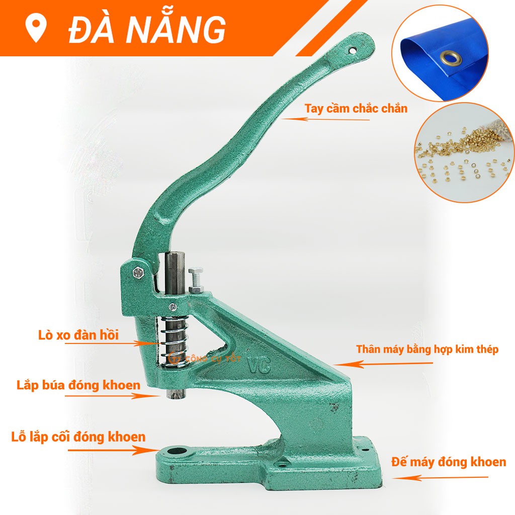 Máy đóng khoen bạt bằng tay GT371