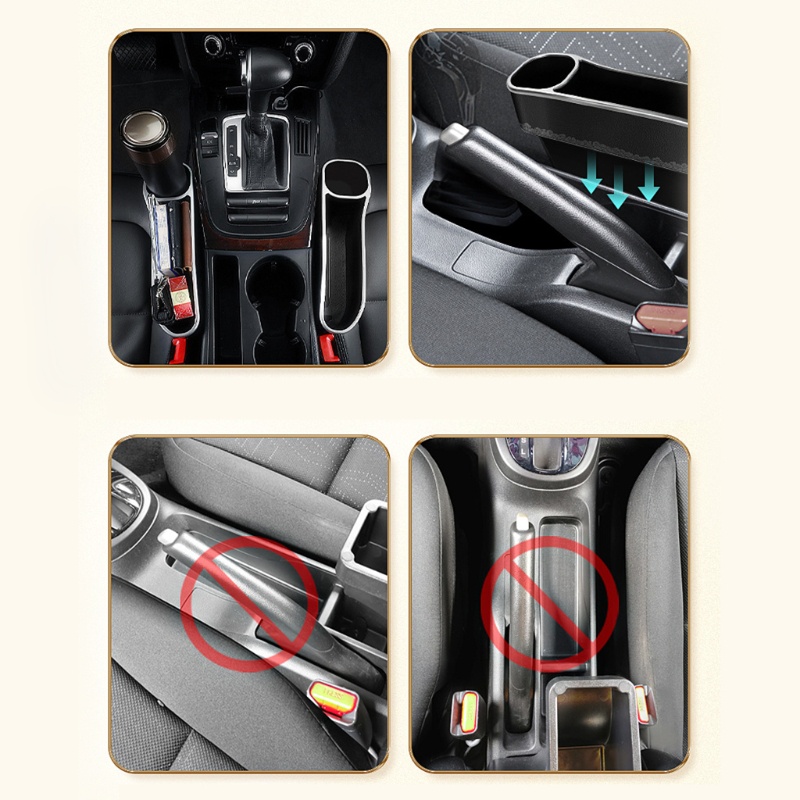 Hộp Đựng Cốc / Đồ Dùng Gắn Ghế Ngồi Xe Hơi Tiện Dụng