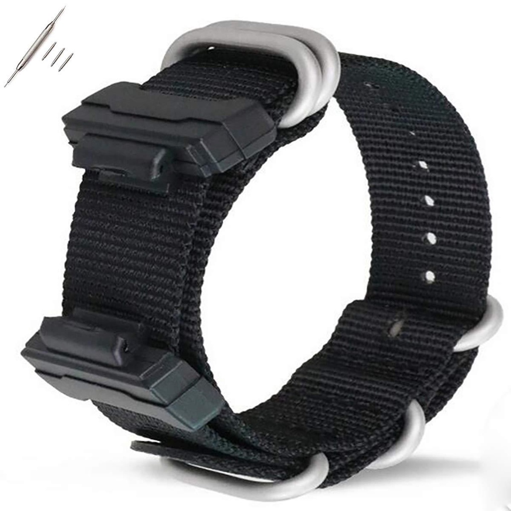 Dây Đeo Bằng Vải Canvas Thay Thế Cho Đồng Hồ Nato Gshock G-8900 GA-100HP GD-100H Series DW-5600 GW-M5610 DW6900