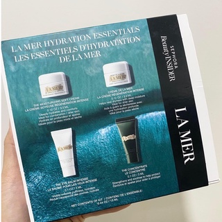 Set dưỡng da 4 món mini LA MER Hydration Essentials (Xanh)