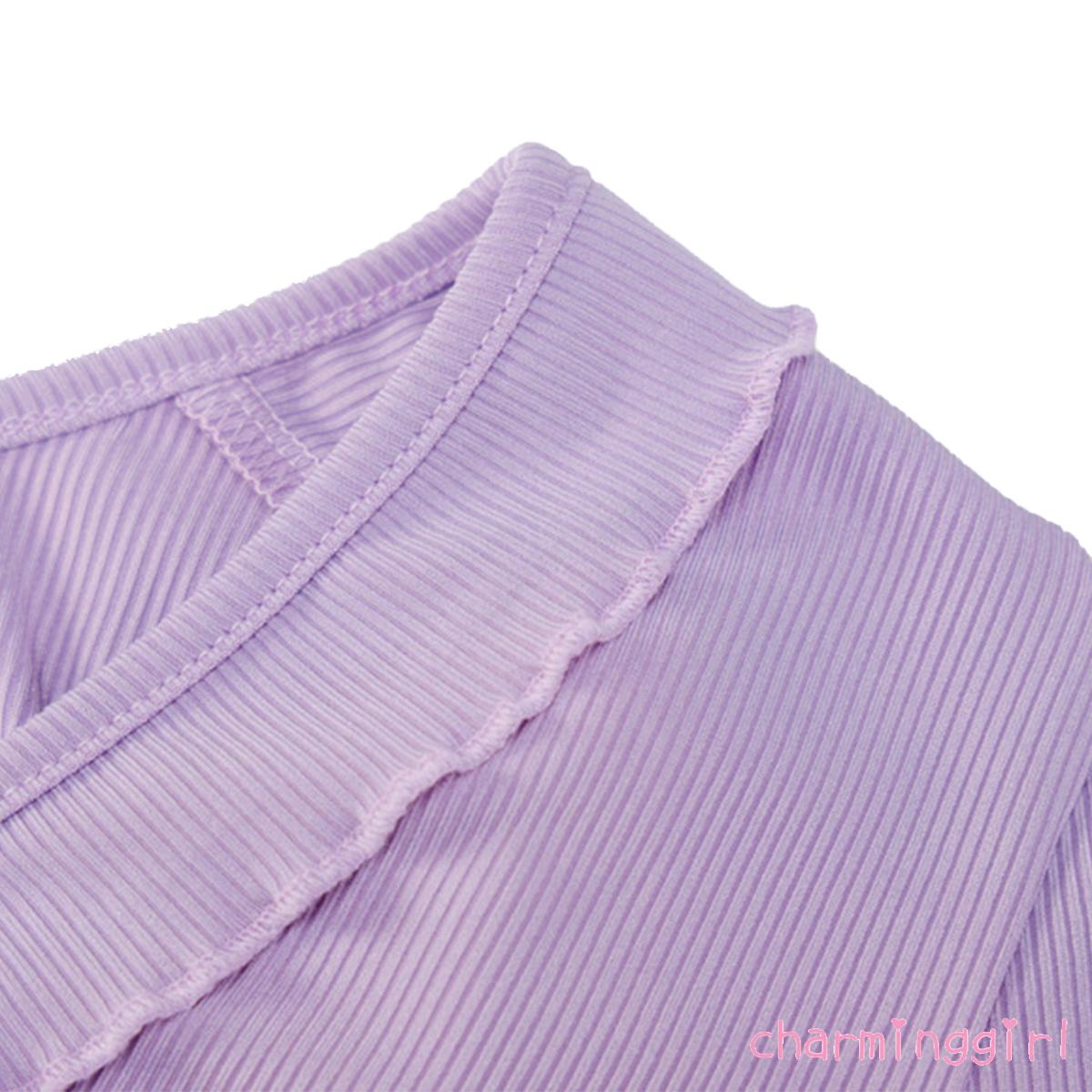 Bộ áo kiểu croptop dài tay phối dây thắt nơ + chân váy ngắn ôm dáng quyến rũ cho nữ | BigBuy360 - bigbuy360.vn