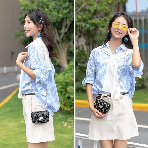 Túi Xách,Túi Đeo Chéo Mini Nhựa Quai Ngọc Siêu Xinh Cho Nữ, Túi Cho Bé Gái Diện Tết Sành Điệu | BigBuy360 - bigbuy360.vn