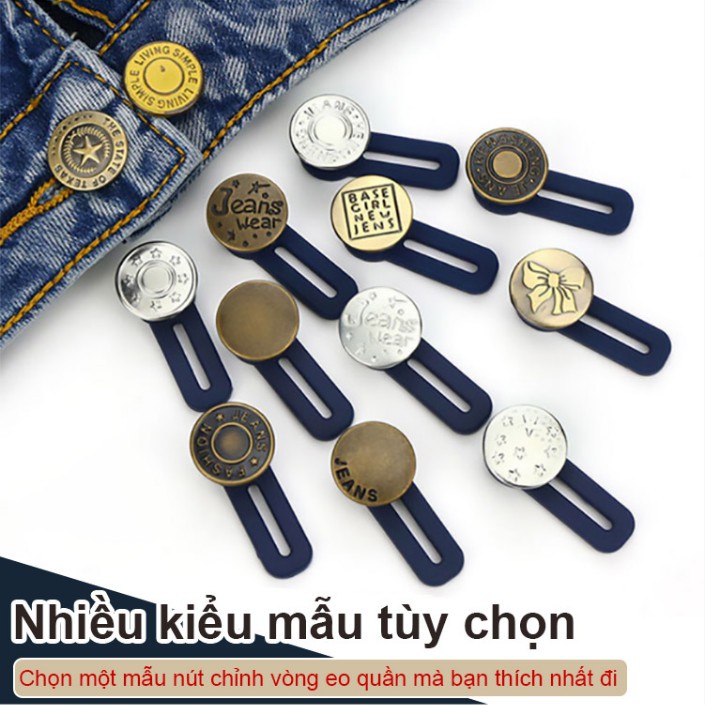 Bộ 14 Nút chỉnh vòng eo quần co giãn Japan Export - Home and Garden