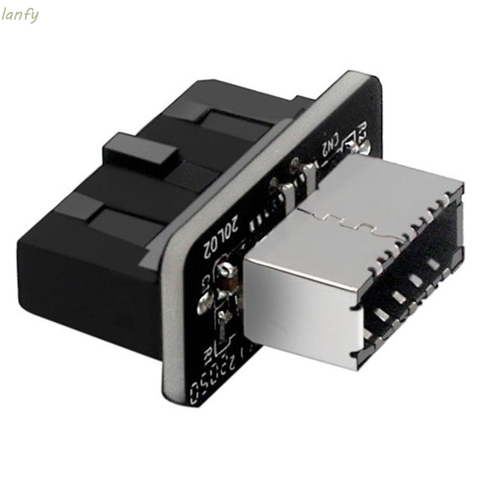 1 Đầu Chuyển Đổi USB 3.1 / 3.2 Type C 20pin Sang 19pin 90 Độ 20pin Sang 19pin IDC Type E Chuyển Đổi Đầu Cắm Sang Ổ Cắm E