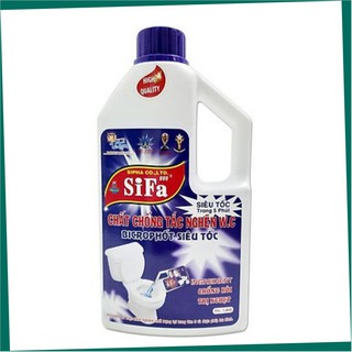 Chất thông tắc bồn cầu toilet chống hôi Siêu tốc 5 phút Sifa 300mg/700mg/1400mg [ Khuyên Dùng ]