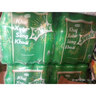 Thùng 24 chai Nước ngọt Sprite vị chanh 390ml