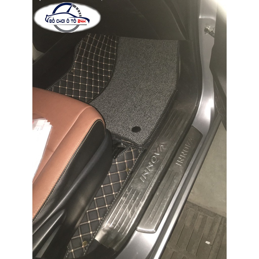 Thảm lót sàn ô tô 5D 6D Toyota Innova Giảm ồn, Không mùi, Chống thấm nước