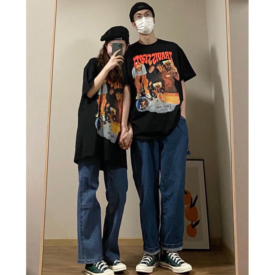 Áo Thun Tay Ngắn In Hình Cá Tính Phong Cách Hip Hop Hàn Quốc A09 BUBUSHOP