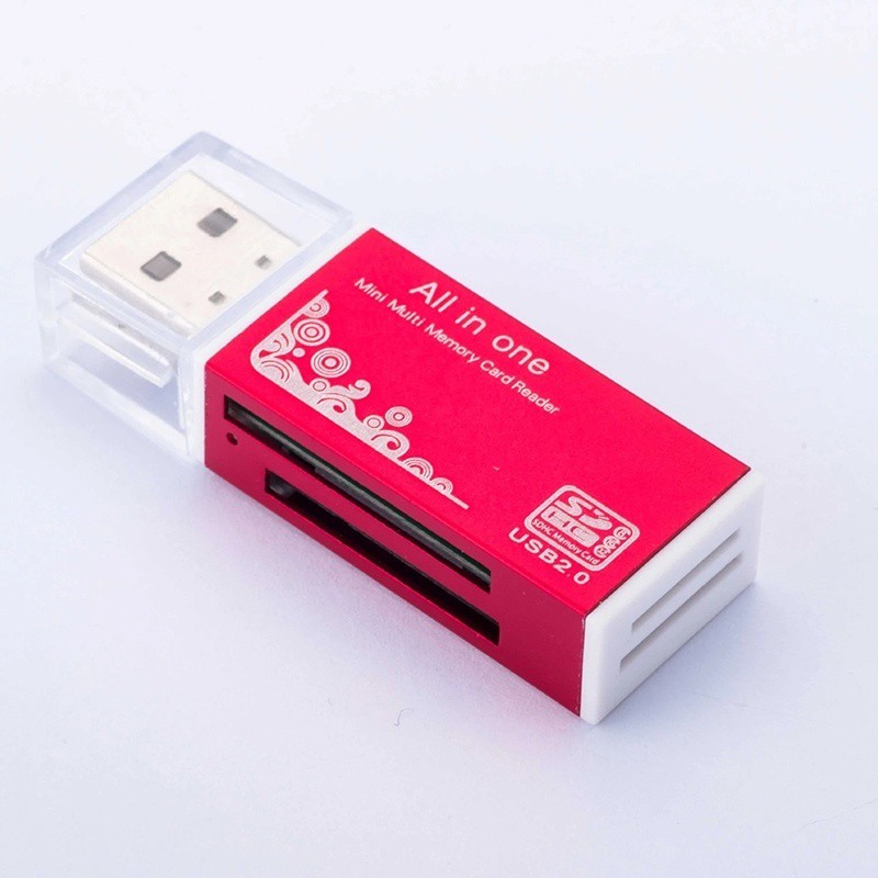 Đầu đọc thẻ nhớ  4 trong 1 usb 2.0 SD/TF SDHC PRO cao cấp