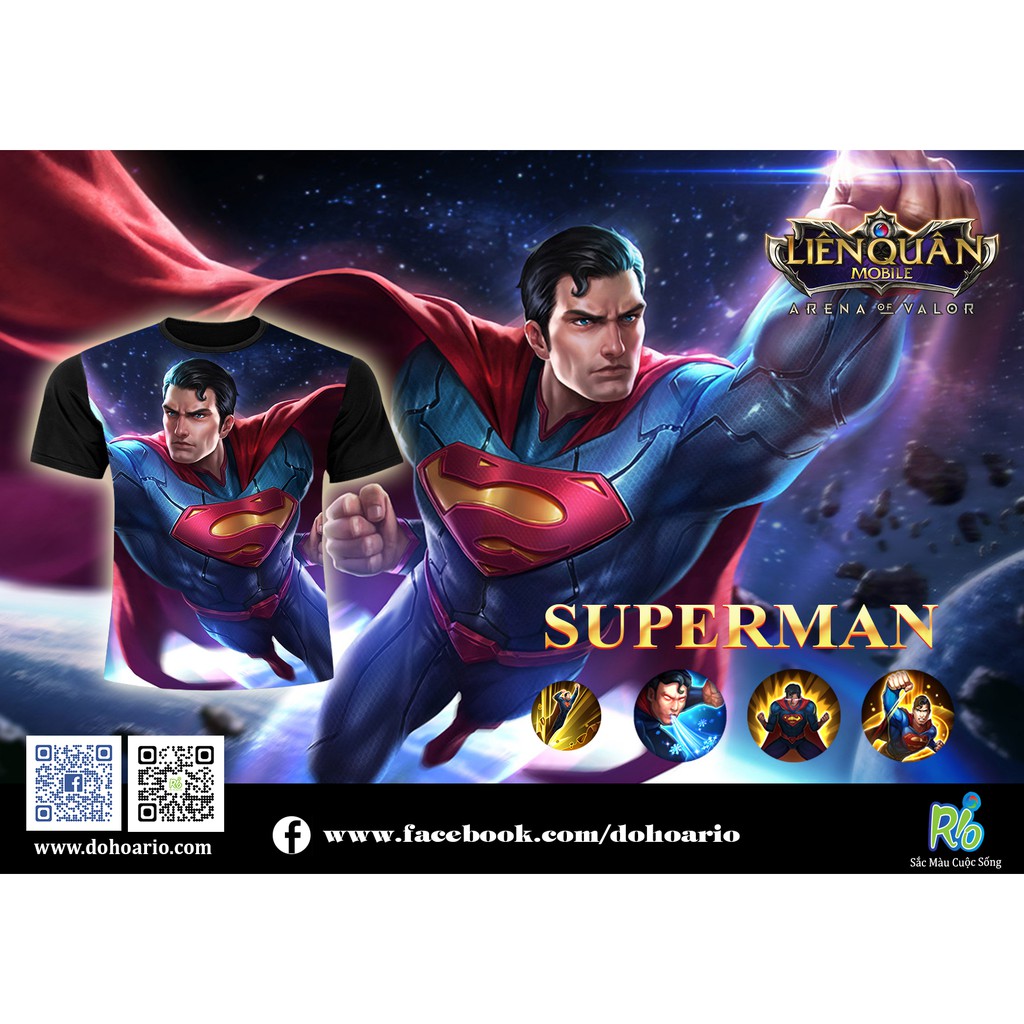 Áo Liên Quân - Superman