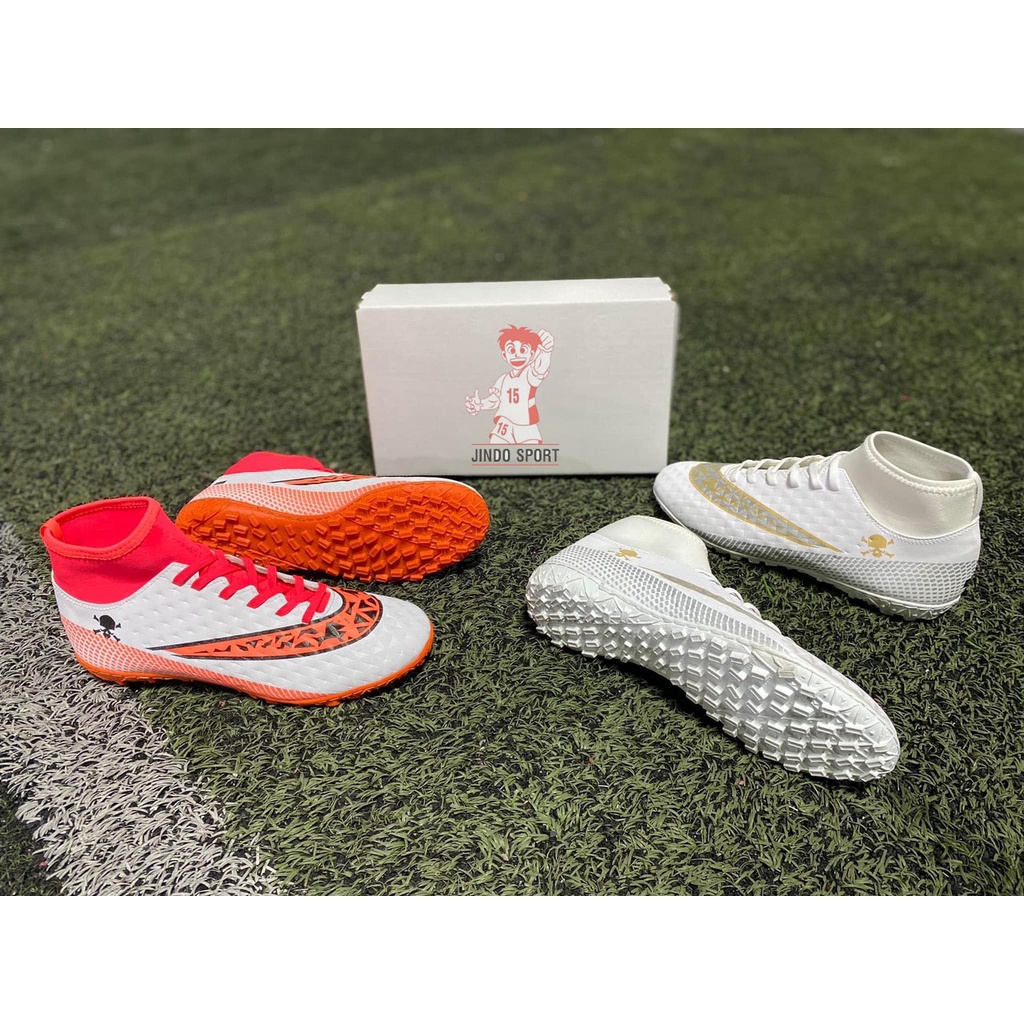 (MUA GIÀY TẶNG TẤT ) Giày Bóng Đá SUPERFLY_MINO Phiên Bản Cổ Cao_Siêu Nhẹ Và Ôm Chân
