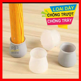Combo 4 miếng lót chân bàn ghế bảo vệ sàn nhà, nút bọc silicon