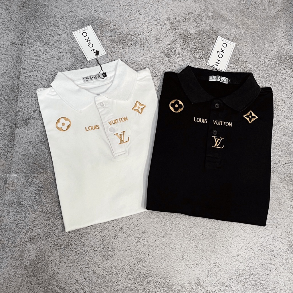 [FREE SHIP] ÁO THUN NAM POLO 2 MÀU TRẮNG ĐEN DỄ PHỐI ĐỒ ĐỦ SIZE LVN VLTN SHOP