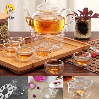Đế đốt nến thủy tinh giữ nhiệt cho bình trà