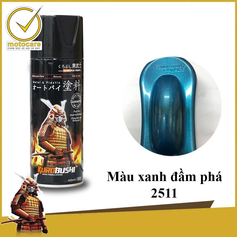SƠN SAMURAI SƠN XỊT MÀU XANH ĐẦM PHÁ 2511