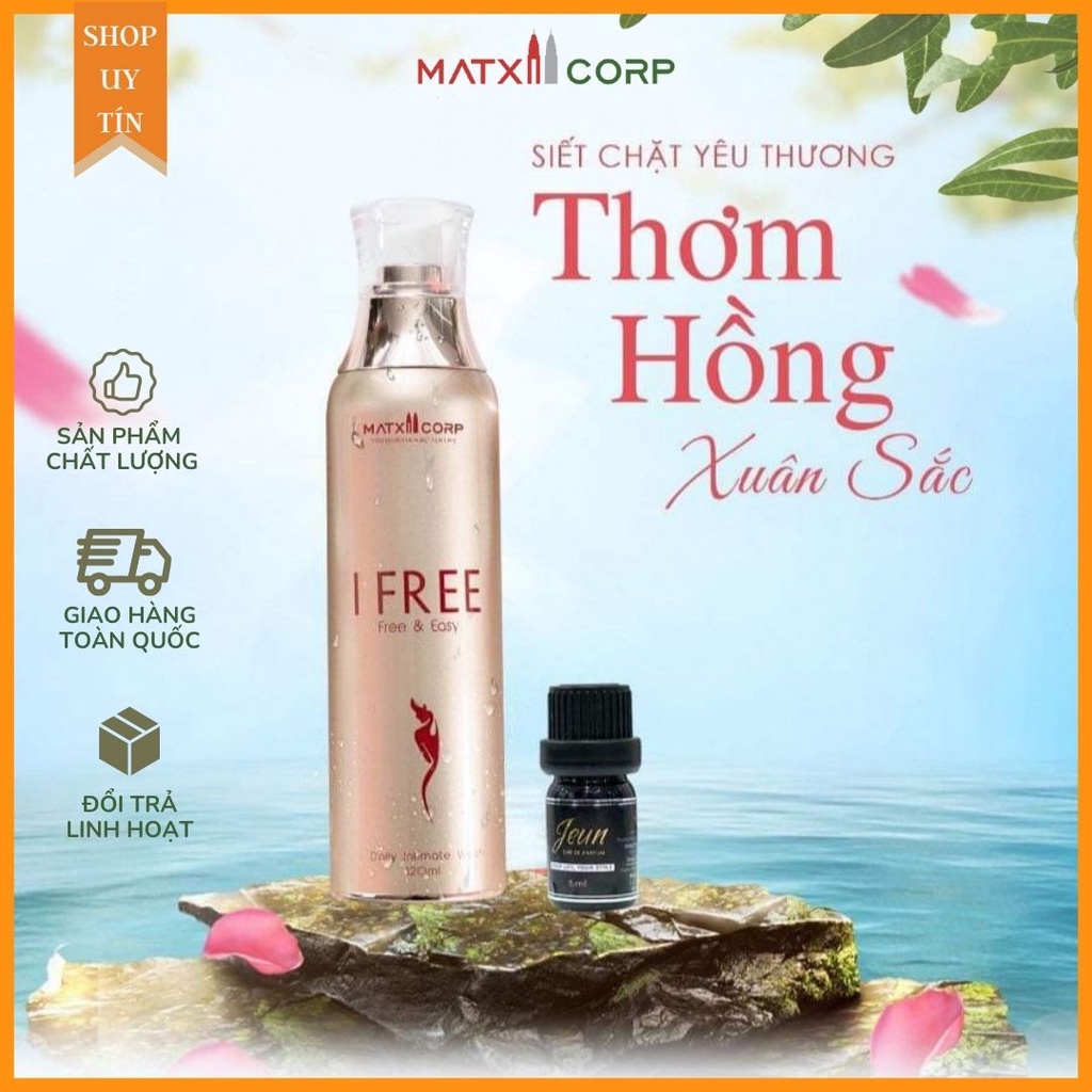Combo Dung Dịch Vệ Sinh Hằng Ngày Ifree + Nước Hoa Vùng Kín Jeun