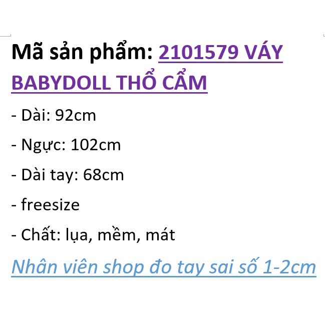 2101579 Váy babydoll dài tay họa tiết thổ cẩm cho nữ màu be đen freesize