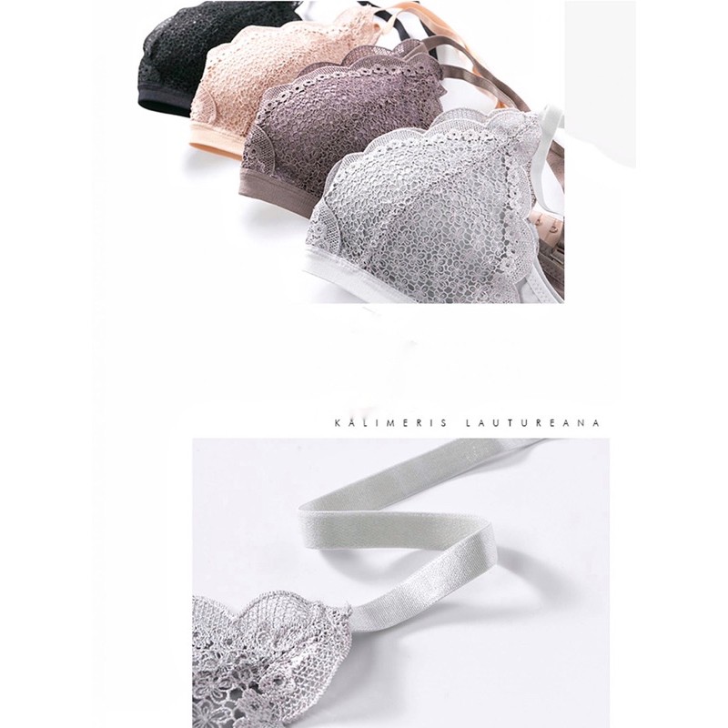 Áo Lót Ren Mềm Hoa BaBy Không Gọng Đệm Mỏng Sang Chảnh 8288