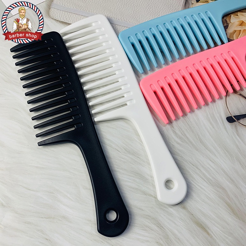 Lược Răng Thưa 4 Màu Sắc Tùy Chọn Phong Cách Hàn Quốc Cho Nữ