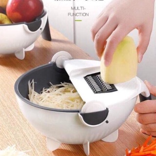 Dụng Cụ Bào Rau Củ Quả Kèm Rổ 9in1