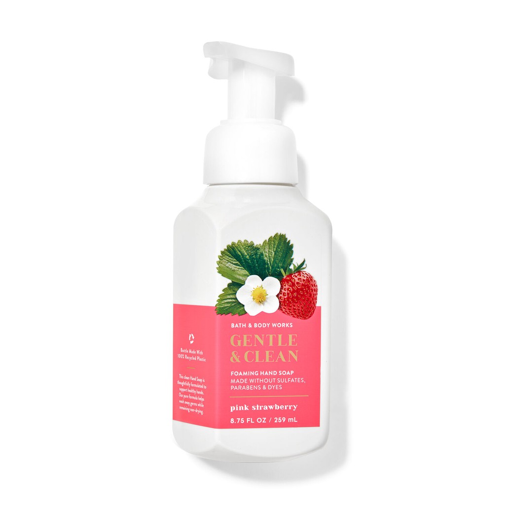 Nước rửa tay tạo bọt Bath &amp; Body Works Gentle Foaming Hand Soap 259ml - Mỹ ( Mùi Ngẫu Nhiên)