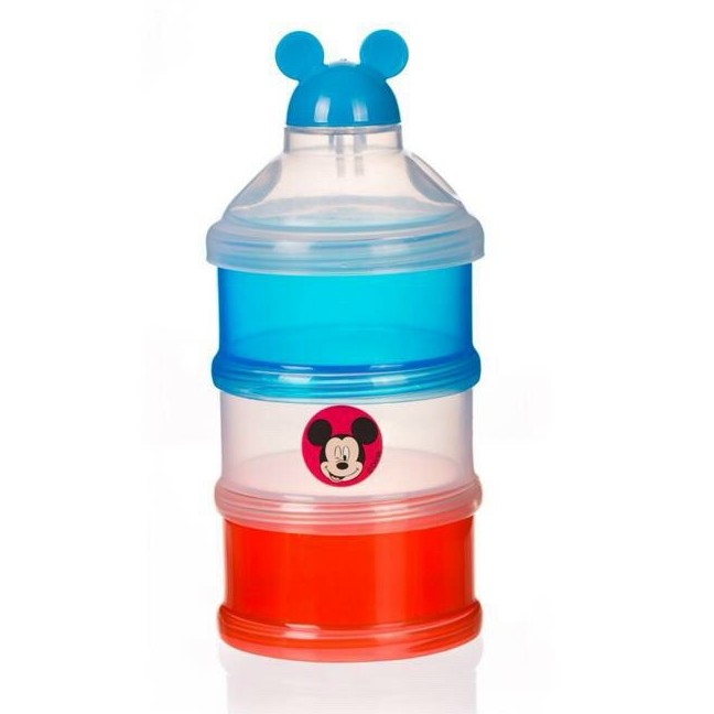 Hộp chia sữa bột cho bé 3 tầng Disney Baby - Dụng cụ trữ thức ăn dặm cho bé