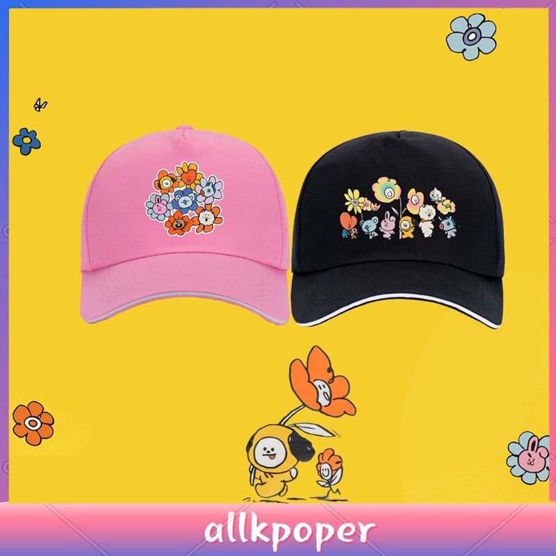 Mũ Lưỡi Trai Họa Tiết BT21 Dễ Thương