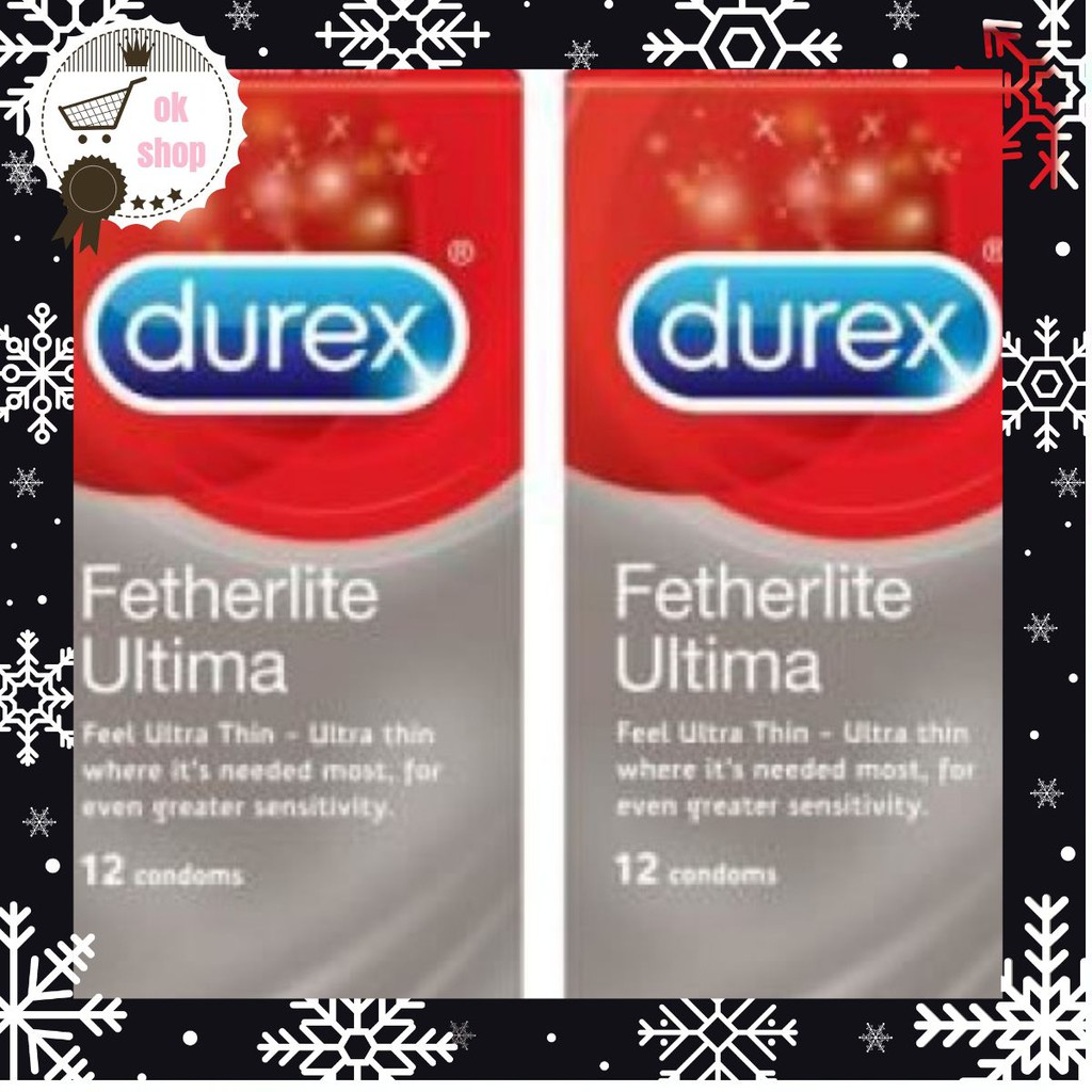 ( BAO CAO SU )Durex Fetherlite ultima COMBO X2