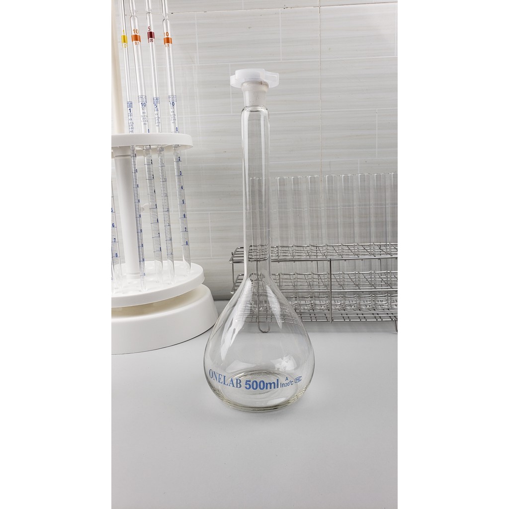 BÌNH ĐỊNH MỨC TRẮNG  10ml, 25ml, 50ml, 100ml, 250ml, 500ml, 1000ml Volumetric Flasks