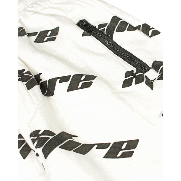 Quần Dài XF OVERSIZED MONOGRAM PANTS IN WHITE