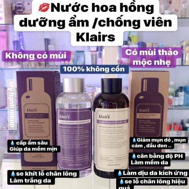 [Authentic] Nước Hoa Hồng Klairs Supple Preparation Toner 180ml | BigBuy360 - bigbuy360.vn