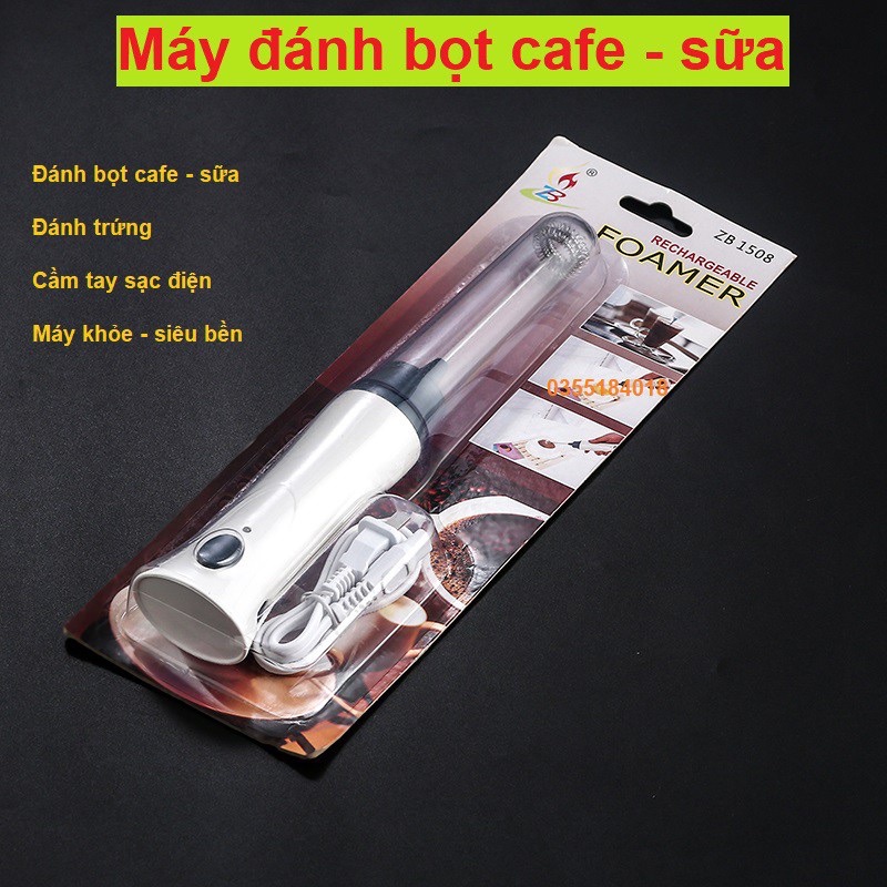 Máy tạo bọt cà phê, đánh trứng mini ZB 1508
