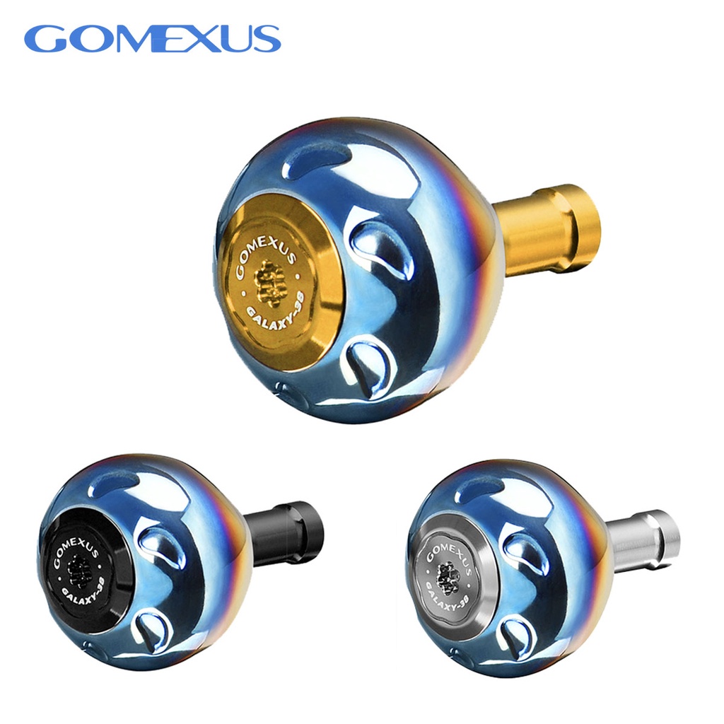 Núm xoay máy câu cá Gomexus Galaxy 38 TA38 chất liệu titan cho Shimano Stella Vanford Daiwa Saltiga