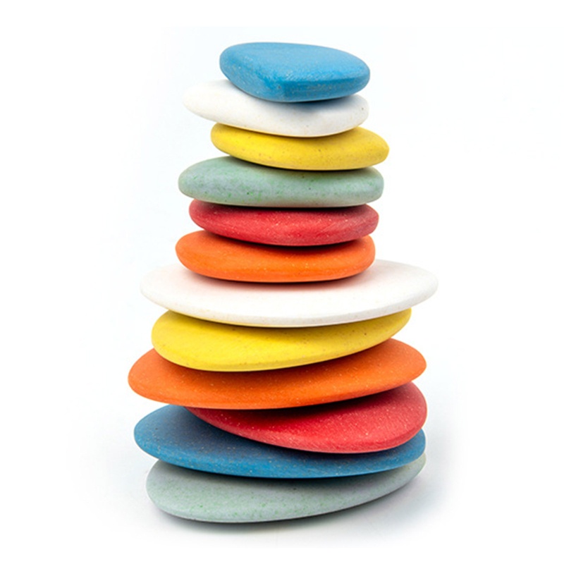 Bộ Đá Xếp Chồng Lên Nhau Dùng Làm Tranh DIY Cho Bé Mẫu Giáo