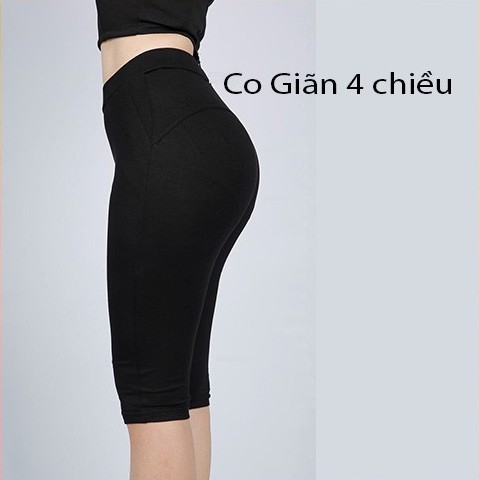 Quần legging xuất Hàn⚡ RẺ VÔ ĐỊCH ⚡ Quần đùi, lửng ngố, dài co dãn 4 chiều, cạp cao nâng mông, tôn dáng | BigBuy360 - bigbuy360.vn
