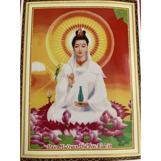 Tranh Thêu Chữ Thập Phật Bà Quan Âm 222349