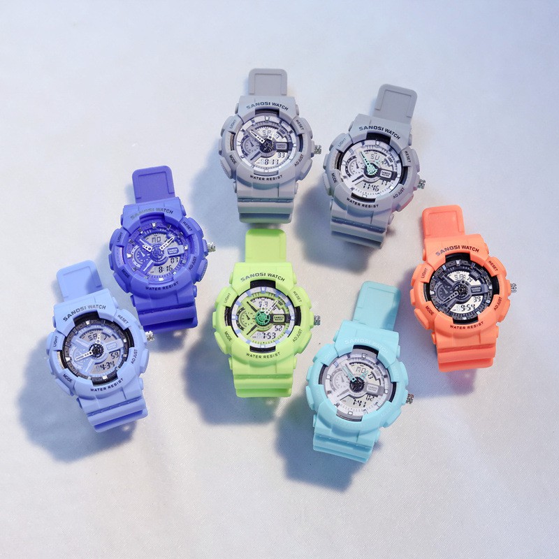 [HÀNG CHÍNH HÃNG] Đồng hồ thể thao Unisex SANOSI WATCH size 36mm + Tặng Vòng Tay.