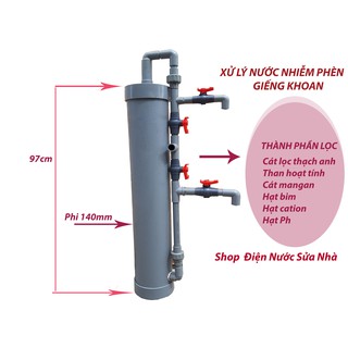 Lọc nước tại vòi, Cột lọc nước PVC140 Shop Điện Nước Sửa Nhà