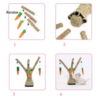 Đồ Chơi Cào Móng Hình Cây Cà Rốt Cho Mèo