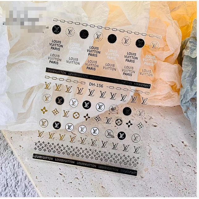 stiker trang tri nail thương hiệu mã mới