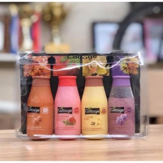 Hoailam15p set 2 chai / 4 chai sữa tắm cottage 250ml / 50ml vb14s