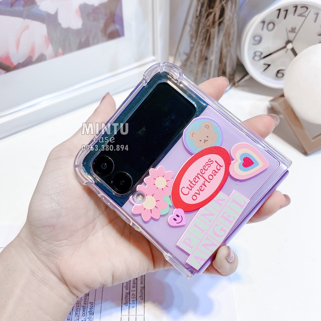 Ốp Samsung Galaxy Z Flip5 5G / Z Flip 5 / Z Flip4 5G / Z Flip 4 / Z Flip3 5G / Z Flip 3 -mã ZF09