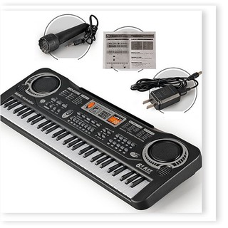 Đàn Piano Kết Hơp Organ, Đàn Điện Tử 61 Phím Kèm Mic Cho Bé