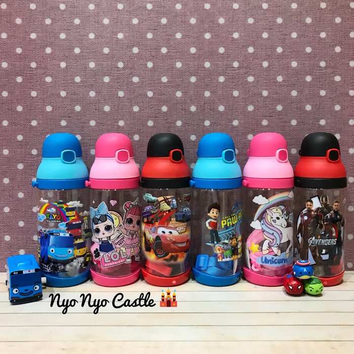 Mới Bình Nước 500ml Hình Xe Tuần Tra Paw Patrol